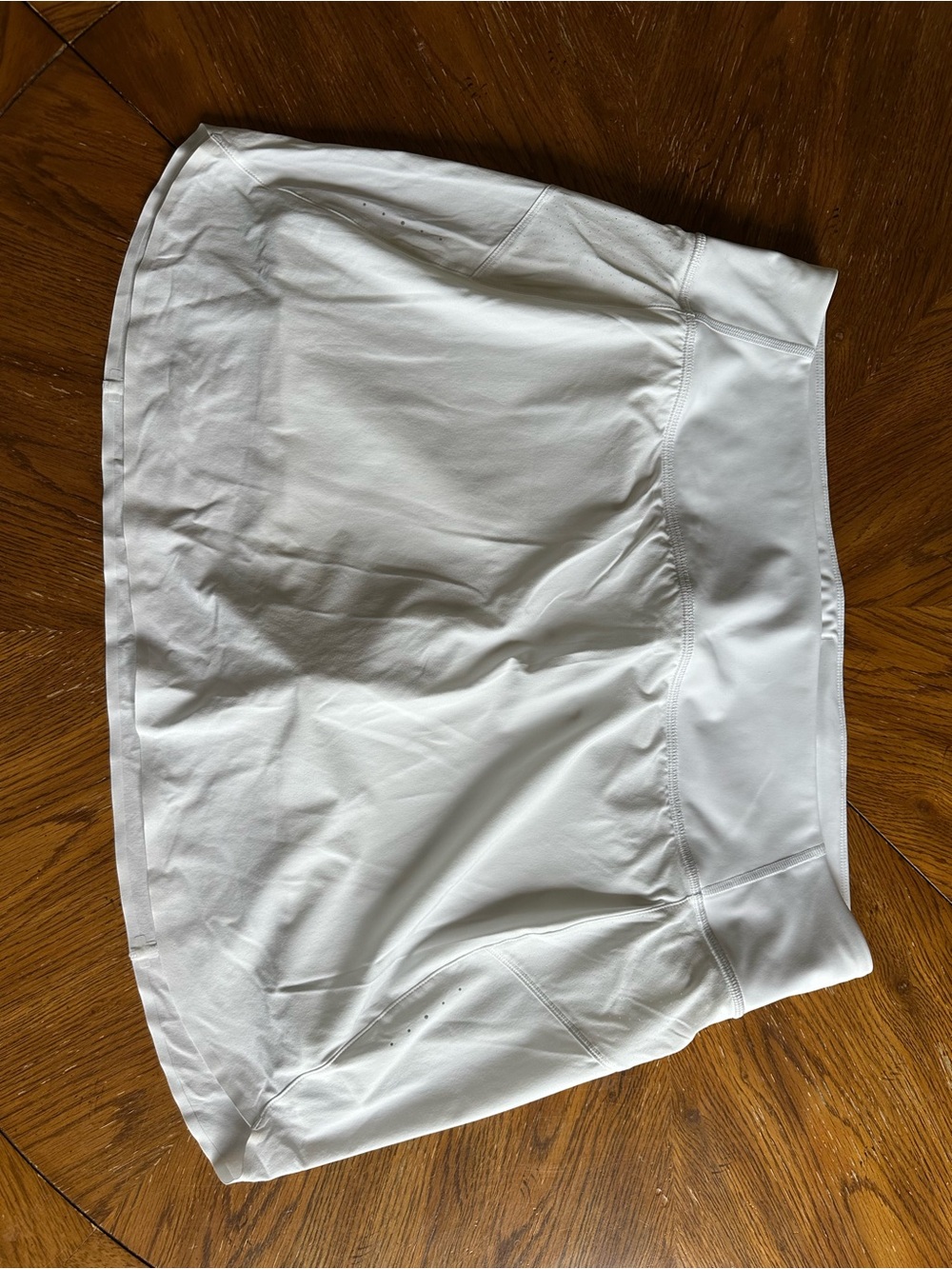 Athleta Run With It 16” Skort White XL Running Tennis Golf Skirt Shorts
